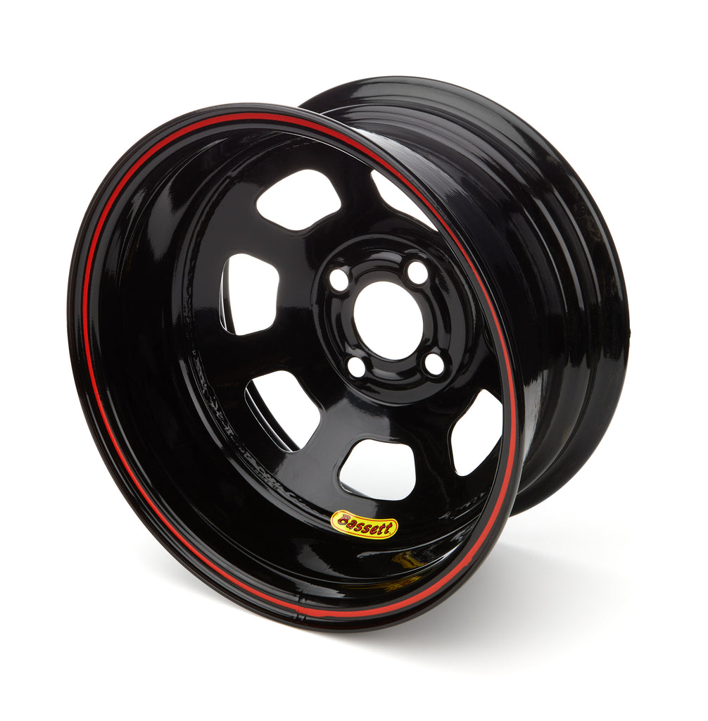 Wheel 14x7 D-Hole 4x 4.25in 1in BS Black