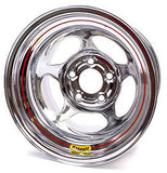 Wheel 5x 5in 15 x 10 Chrome 4.5in BS.