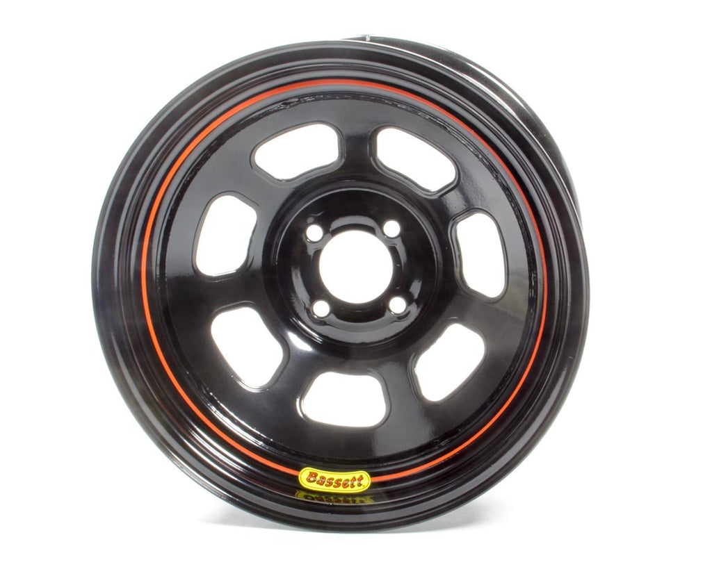 Wheel 15x8 D-Hole 4x100 mm 4in BS Black