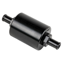 Load image into Gallery viewer, In Line Fuel Filter 3/8 in Barbed Black