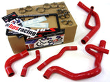 HPS Reinforced Red Silicone Radiator Hose Kit Coolant for Dodge 13-16 Dart 2.0L 2.4L Non Turbo