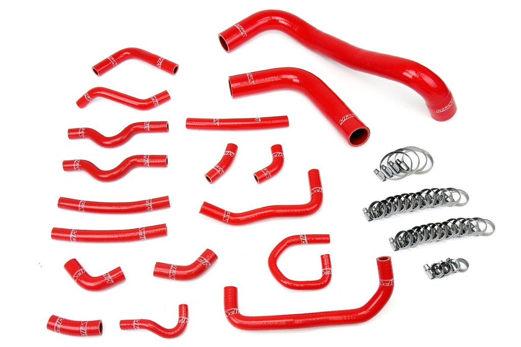 HPS Red Reinforced Silicone Radiator   Heater Hose Kit Coolant for Toyota 98-02 Land Cruiser 4.7L V8