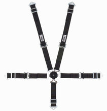 Load image into Gallery viewer, 5-Pt Harness 2in Cam Lock Blk Pull Up
