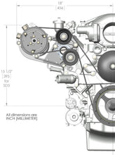 Load image into Gallery viewer, Holley LS High-Mount A/C Accessory Drive Kit - Includes SD508 A/C Compressor, Tensioner, &amp; Pulleys