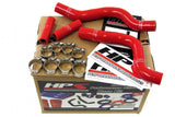 HPS Red Reinforced Silicone Radiator Hose Kit Coolant for Suzuki 01-11 RM250