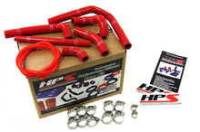 Load image into Gallery viewer, HPS Red Reinforced Silicone Radiator Hose Kit Coolant for Honda 02-07 CR250R 2 Stroke