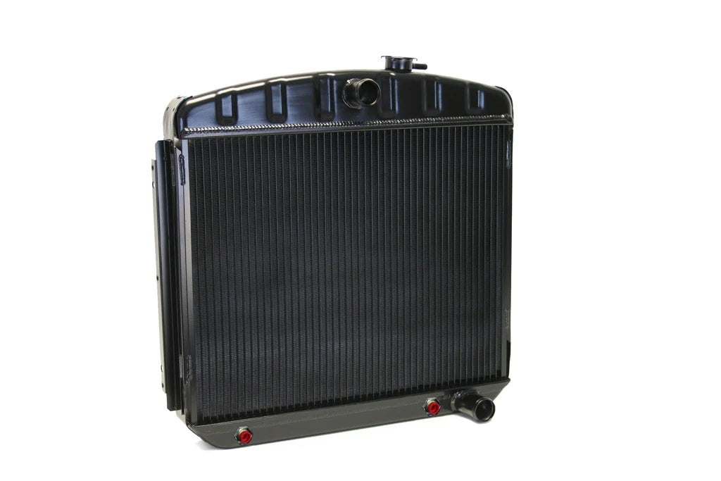 Radiator 55-57 Chevy V8 Auto Trans Black