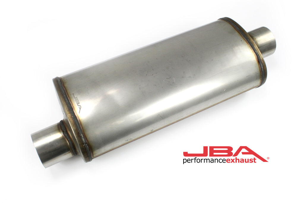 JBA Performance Chambered Universal 3" Muffler 304 SS Offset/Center