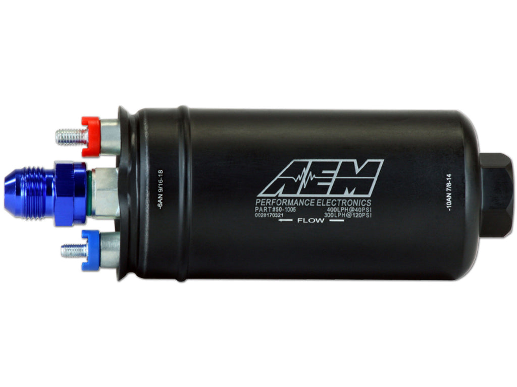 AEM 400LPH Inline High Flow Fuel Pump