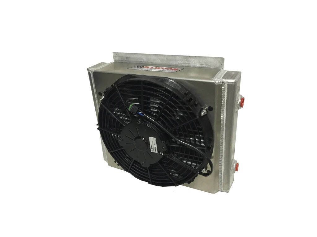 Transmission Cooler w/ Fan Dbl Pass