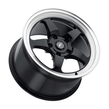 Load image into Gallery viewer, Forgestar 18x10 D5 Drag 5x120.65 ET25 BS6.5 Gloss BLK MACH 70.3 Wheel