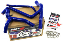 Load image into Gallery viewer, HPS Blue Reinforced Silicone Radiator Hose Kit Coolant for Kawasaki 2009 KX450F