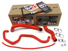 Load image into Gallery viewer, HPS Nissan 370Z &amp; Infiniti G35 Coupe &amp; Sedan High Temp Reinforced Silicone Radiator Hose Kit Coolant OEM Replacement - Red