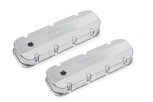 Load image into Gallery viewer, Holley GM Licensed Valve Cover - Track Series - BBC - Fabricated Aluminum - Silver