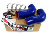 HPS Silicone Post MAF Dual Air Intake Tubes Kit Blue 5.0L V8 for BMW 98-03 M5 E39