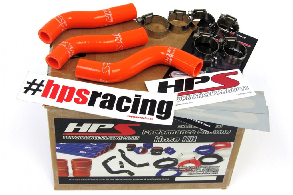 HPS Orange Reinforced Silicone Radiator Hose Kit Coolant for KTM 07-10 250SXF