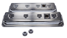 Load image into Gallery viewer, SBC Signature Series Valve Cove Set - Chrome