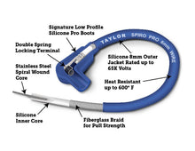 Load image into Gallery viewer, Taylor Cable 8mm race fit Spiro-Pro blue