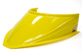 MD3 Hood Scoop 5in Tall Curved Yellow