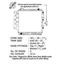Load image into Gallery viewer, CSF Jeep Wrangler 2.5L 2002-1987; Jeep Wrangler 4.0L 2004-1991 Radiator