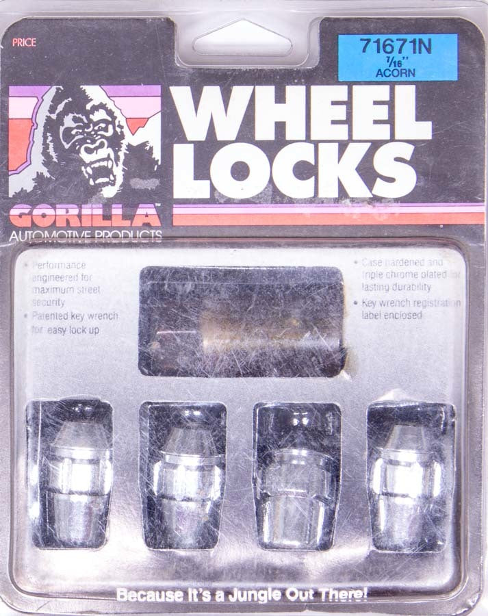 Wheel Lock 7/16 Acorn (4)