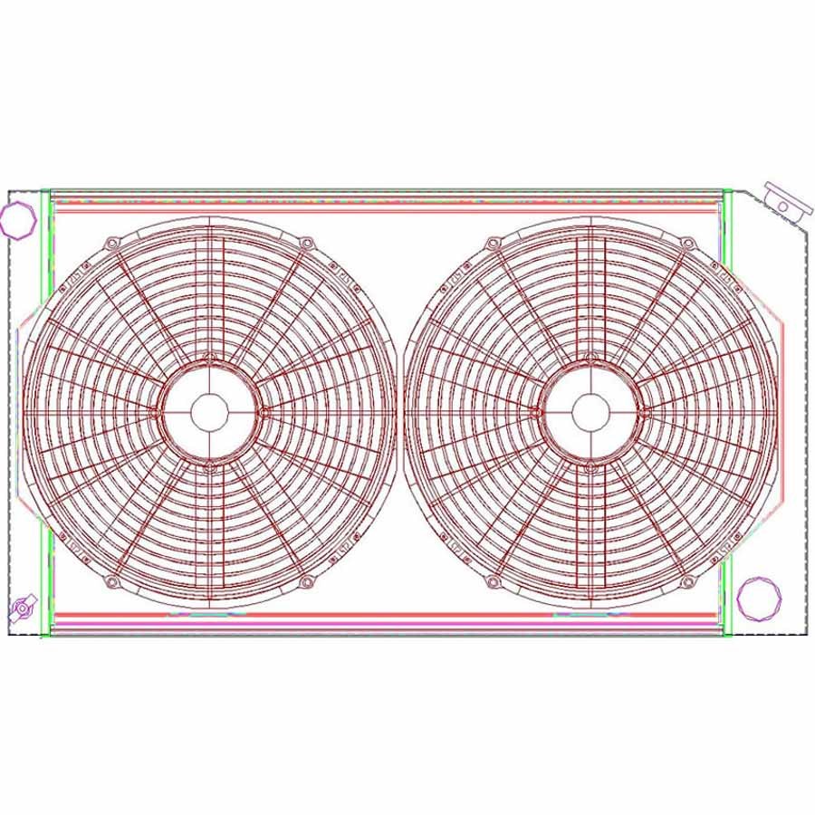 Radiator Combo Unit GM A & G Body