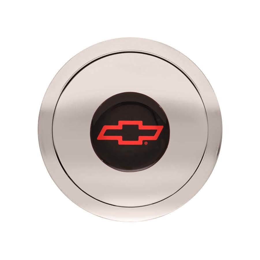 GT9 Horn Button Chevy Bow Tie Red