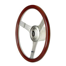 Load image into Gallery viewer, Steering Wheel Retro Banjo Wood Pol. Spokes