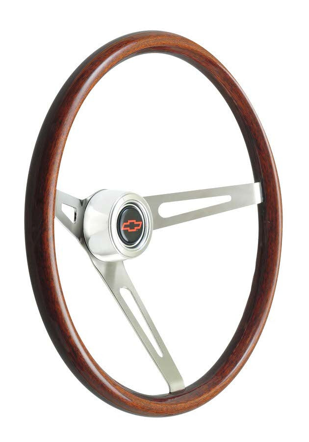 Steering Wheel GT Retro Wood Dark Finish