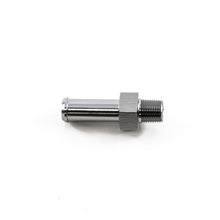 Load image into Gallery viewer, Deatschwerks 1/8 Inch NPT Male Thread to 3/8 Inch Single Hose Barb Adapter, Anodized DW Titanium