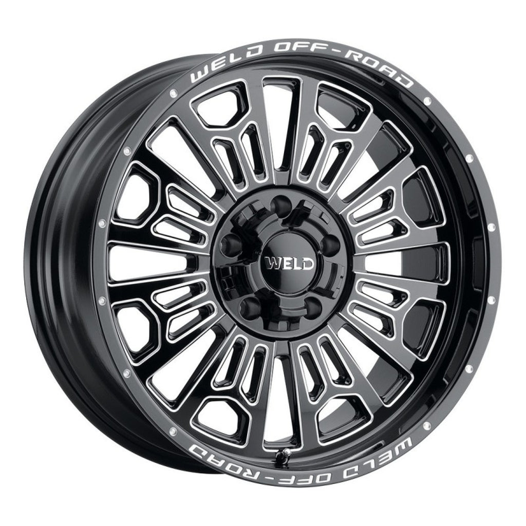 WELD Off-Road 20x9 Elicit 5x127 5x139.7 ET00 BS5.00 Gloss BLK MIL 87.1 Wheel