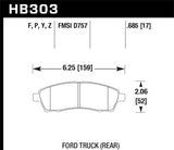 SuperDuty Disc Brake Pad; 0.685 Thickness;