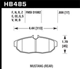 HPS Disc Brake Pad; 0.656 Thickness;