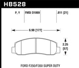 LTS Disc Brake Pad; 0.811 Thickness;