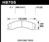 SuperDuty Disc Brake Pad; 0.776 Thickness;