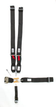 Load image into Gallery viewer, 5-pt Harness System LL USD Ratchet Adj Blk