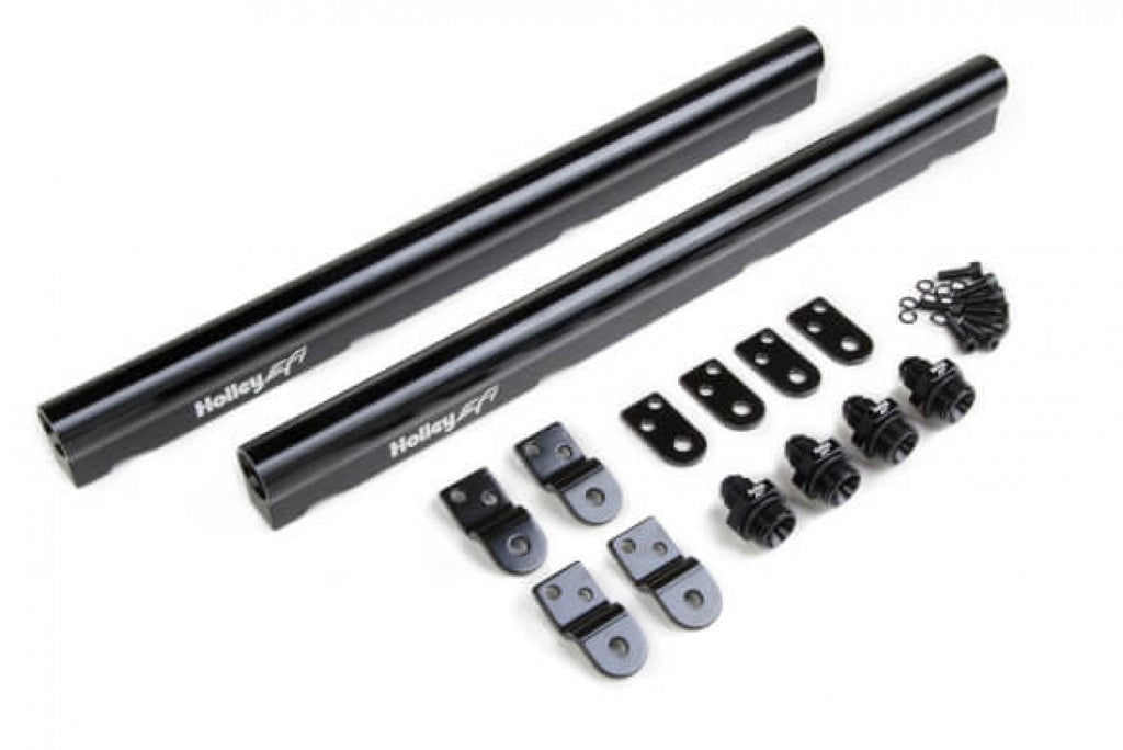 Holley EFI LS Hi-Flow Fuel Rails - Fits LS1, LS2, LS3, LS6 & L99 factory intakes