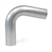 Load image into Gallery viewer, HPS 4&quot; OD 110 Degree Bend 6061 Aluminum Elbow Pipe 16 Gauge w/ 5 1/2&quot; CLR