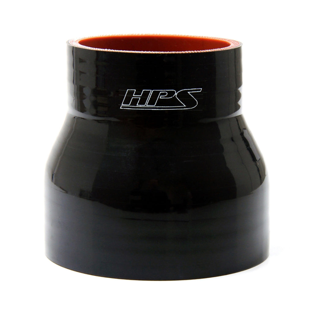 HPS Performance HTSR-250-300-L225-BLK Silicone Reducer Coupler Hose