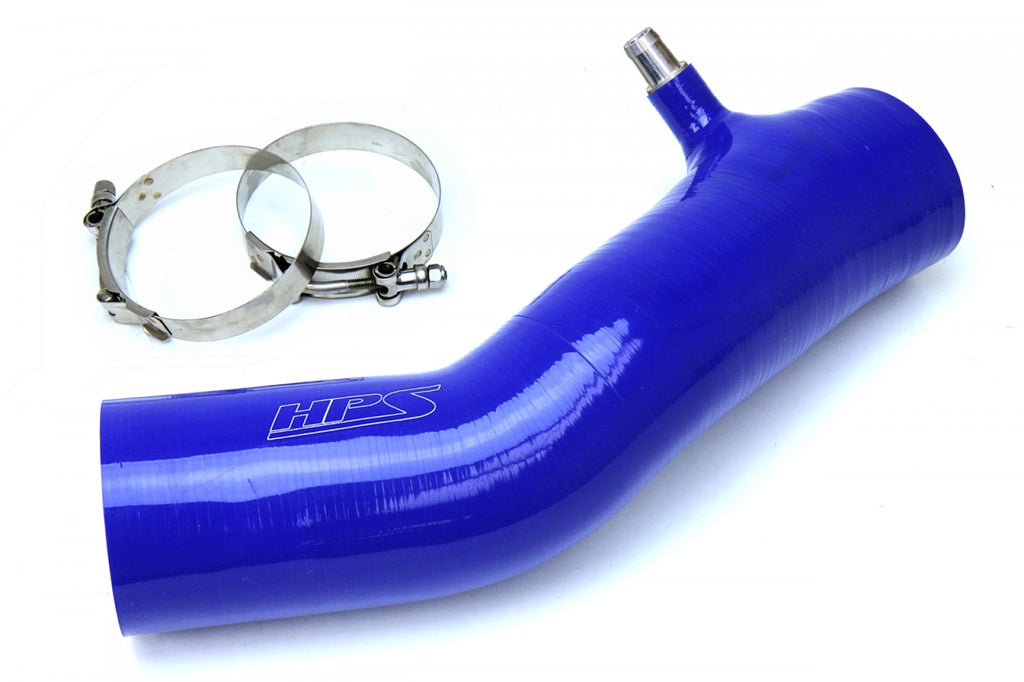 HPS Blue Reinforced Silicone Post MAF Air Intake Hose Kit for Toyota 16-17 Tacoma 3.5L V6