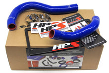 Load image into Gallery viewer, HPS Blue Reinforced Silicone Radiator Hose Kit Coolant for Honda 02-05 Civic Si