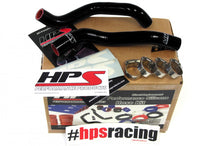 Load image into Gallery viewer, HPS Black Reinforced Silicone Radiator Hose Kit for Kawasaki 08-14 KFX450R