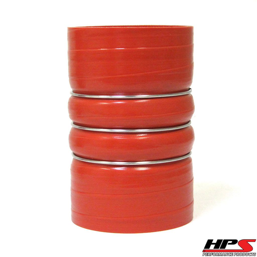 HPS 4" - 5" ID , 7" Long High Temp 4-ply Aramid Reinforced Silicone CAC Coupler Hose Hot Side (102mm - 127mm ID x 178mm Length)