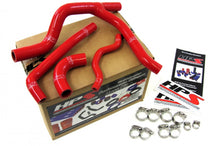 Load image into Gallery viewer, HPS Red Reinforced Silicone Radiator Hose Kit Coolant for Kawasaki 06-08 KX250F