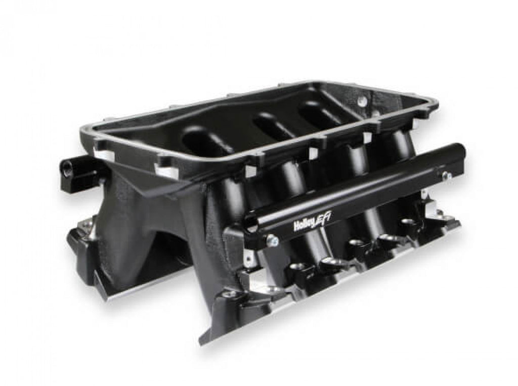 Holley LS Hi-Ram EFI Manifold - Black GM LS1/LS2/LS6