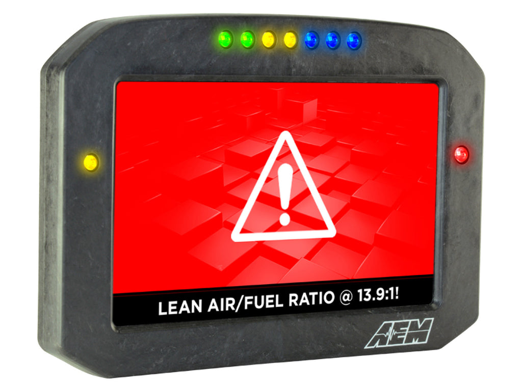 AEM CD-7 Carbon Flat Panel Digital Racing Dash Display - Logging / Non-GPS