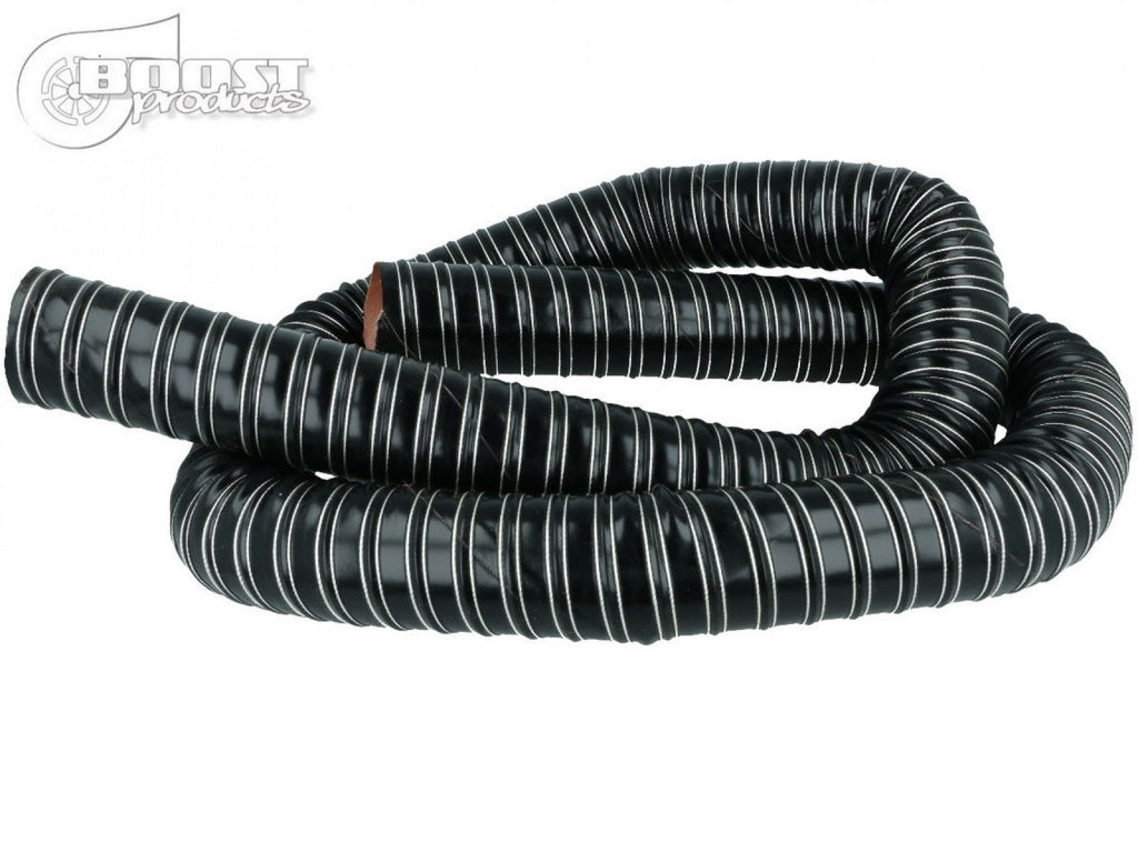 BOOST Products Silicone Air Duct Hose 4" ID, 6' Length, Black