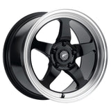 Forgestar 17x5.0 D5 Drag 5x139.7 ET-19 BS2.25 Gloss BLK MACH 78.1 Wheel