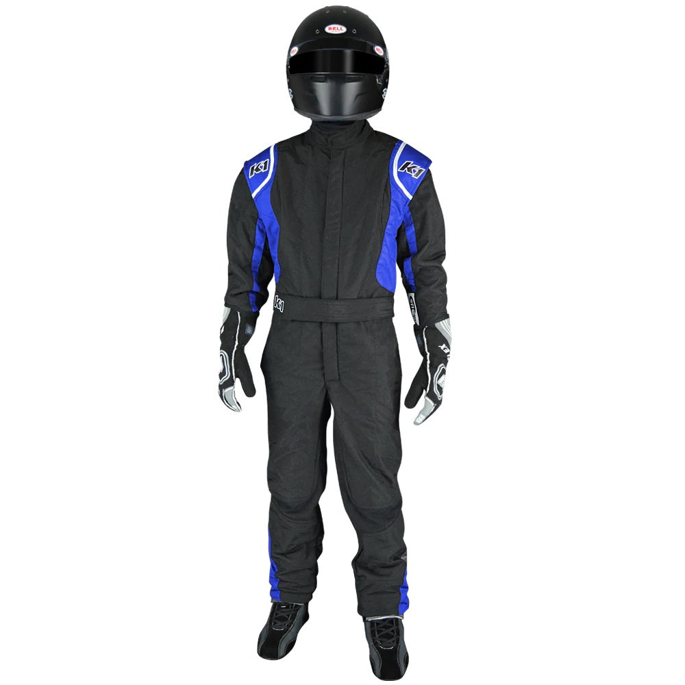 Suit Precision II 3X- Small Black/Blue