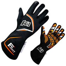 Load image into Gallery viewer, Gloves Flight Large Black-Flo Orange